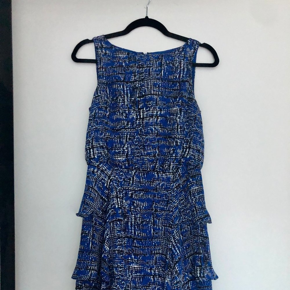 Ruffled chiffon Banana Republic dress